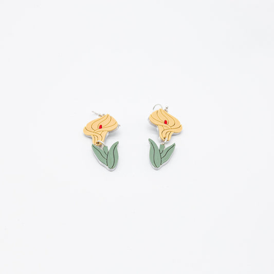 Lily Calla Flower Earrings | Sterling Silver 925